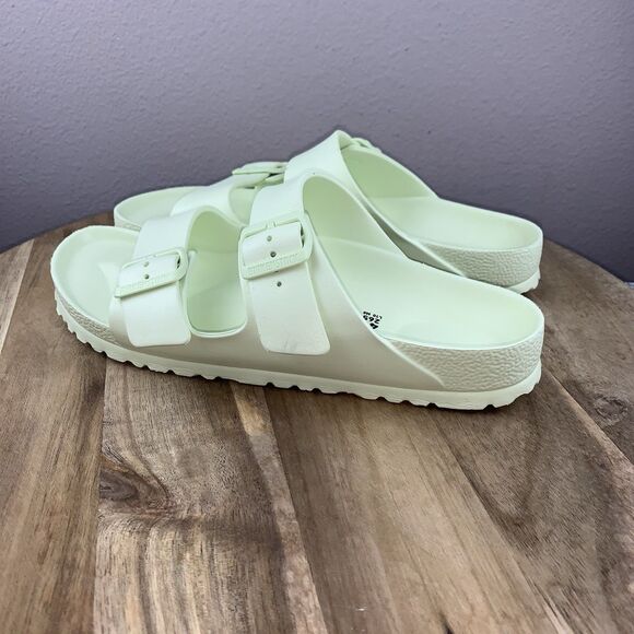 Birkenstock Sz 10 W 8 M EU 41 Arizona Essentials EVA FADED LIME Unisex Sandals - Picture 4 of 12